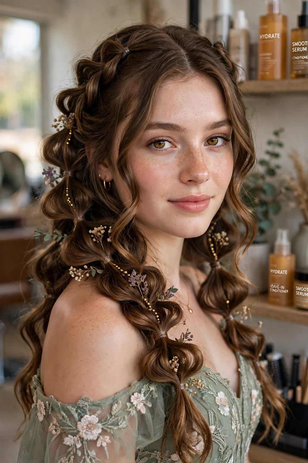 Prom Hairstyles: 20 Gorgeous Ideas to Try 20 18. Wavy Boho Pull-Through Braids