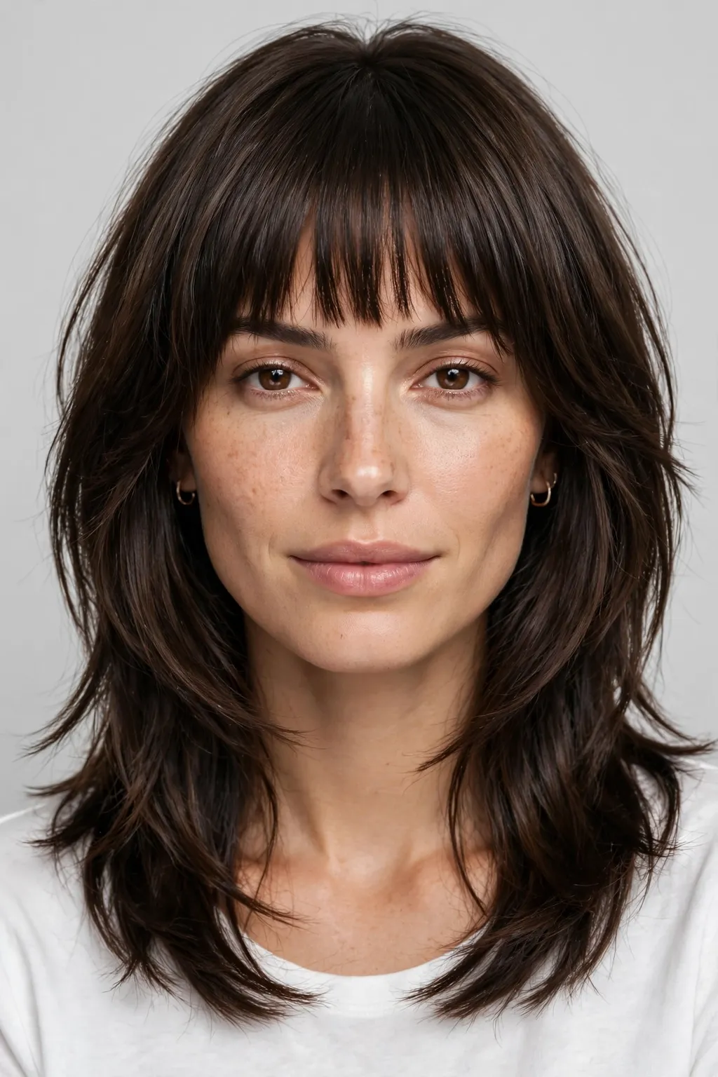 Medium Shag Haircuts: 25 Stylish Ideas to Try 3 1. Medium Shag With Bangs