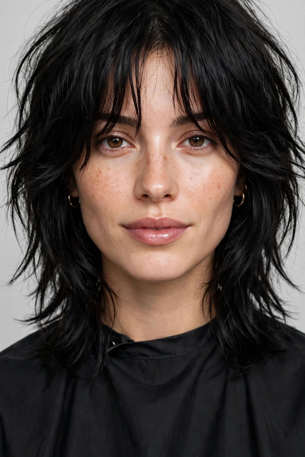 Kitty Cut: 15 Stylish Ideas to Try 6 4. Messy Black Kitty Cut