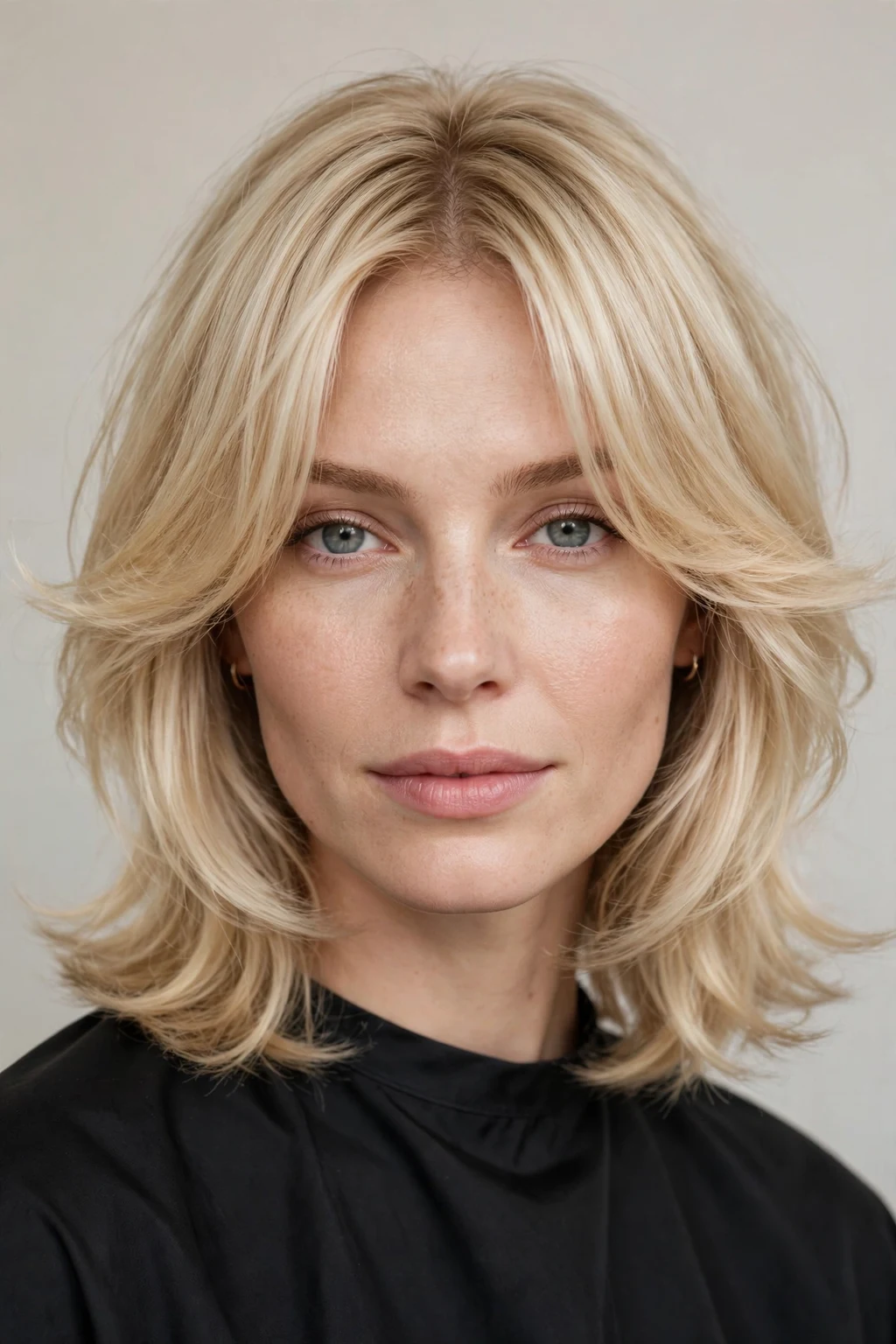 Kitty Cut: 15 Stylish Ideas to Try 16 14. Soft Blonde Kitty Cut With Flicked Ends