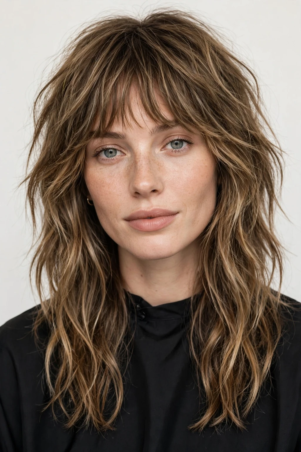 Long Shag: 25 Stylish Ideas to Try 4 2. Long Tousled Shaggy Haircut With Fringe