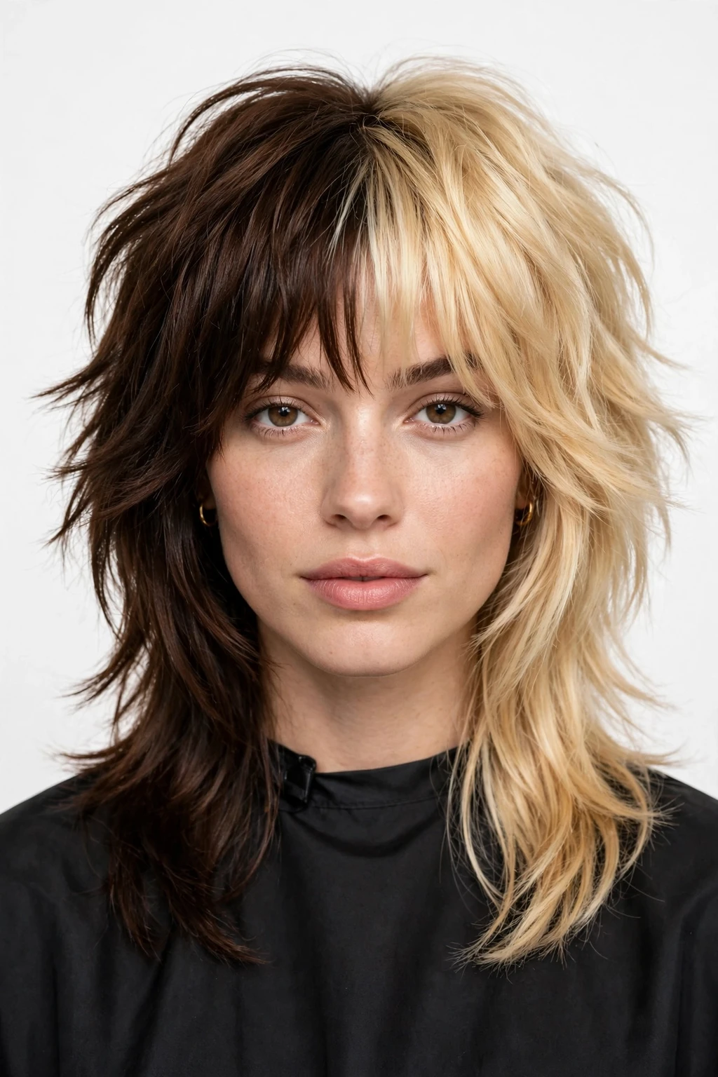 Long Shag: 25 Stylish Ideas to Try 11 9. Brown Blonde Gemini Long Shag