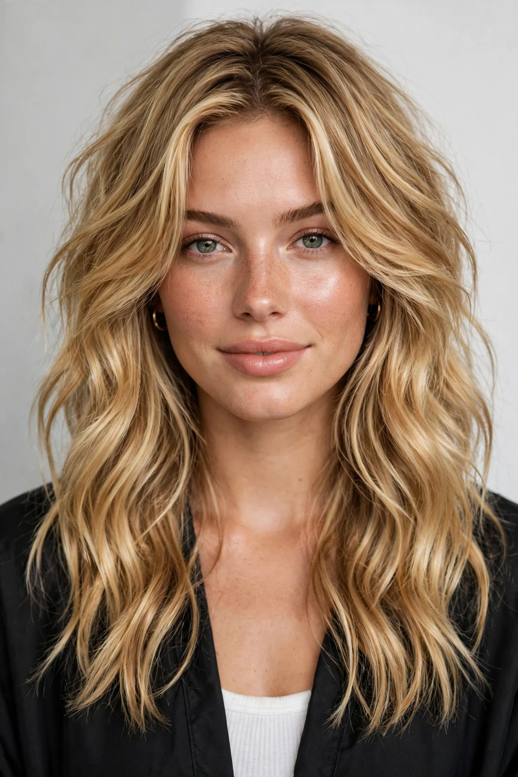 Long Shag: 25 Stylish Ideas to Try 14 12. Long Shag With Beachy Waves on Golden Hair