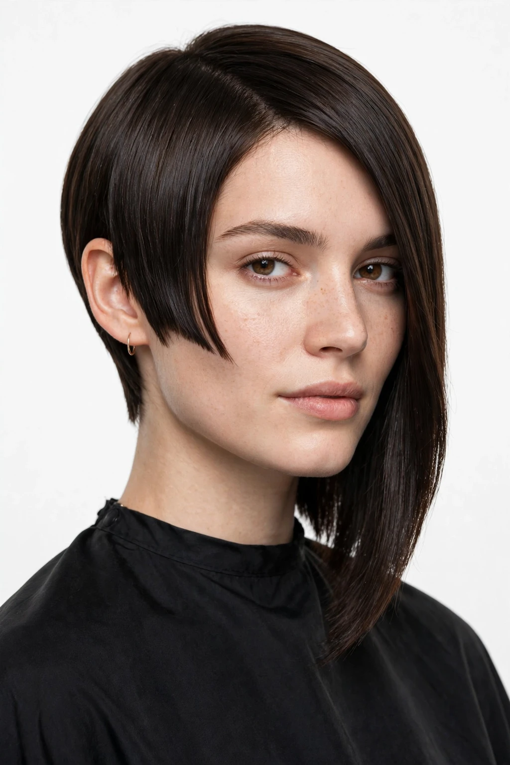 Long Pixie Bob: 15 Chic Ideas to Try 3 1. Asymmetric Lob Pixie on Straight Hair