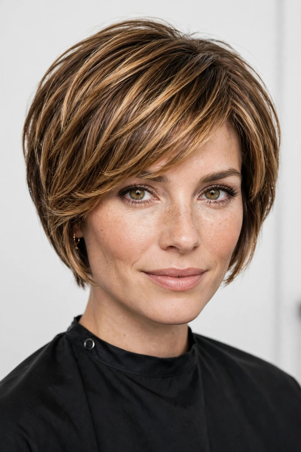 Long Pixie Bob: 15 Chic Ideas to Try 4 2. Lixie Bob with Balayage