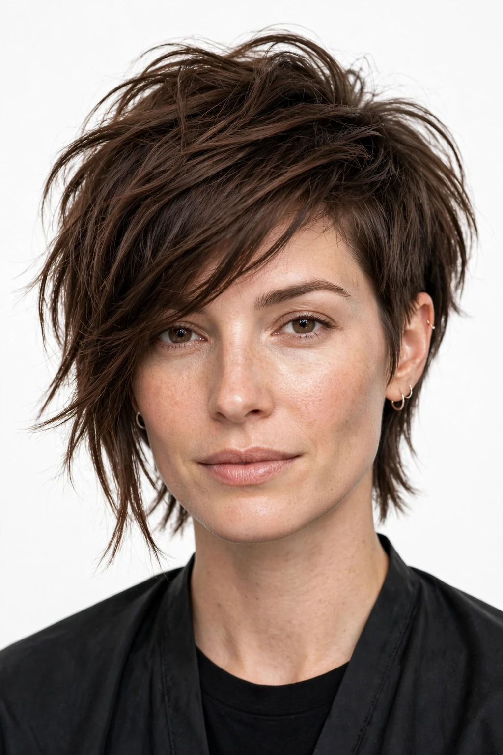 Long Pixie Bob: 15 Chic Ideas to Try 11 9. Edgy Undone Long Bixie
