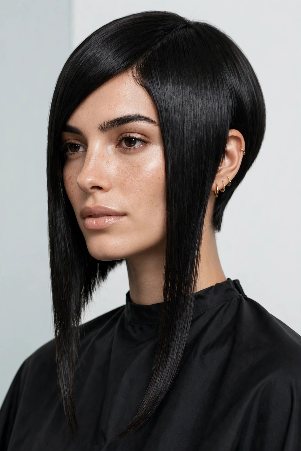Long Pixie Bob: 15 Chic Ideas to Try 13 11. Long Black Inverted Pixie Bob