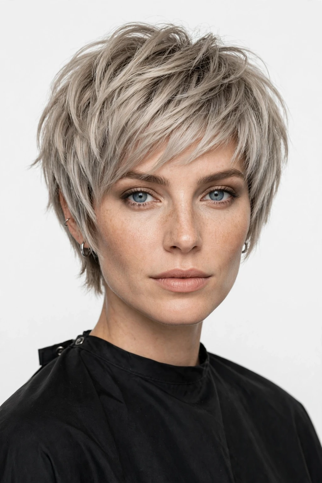 Long Pixie Bob: 15 Chic Ideas to Try 16 14. Ash Blonde Layered Pixie Bob