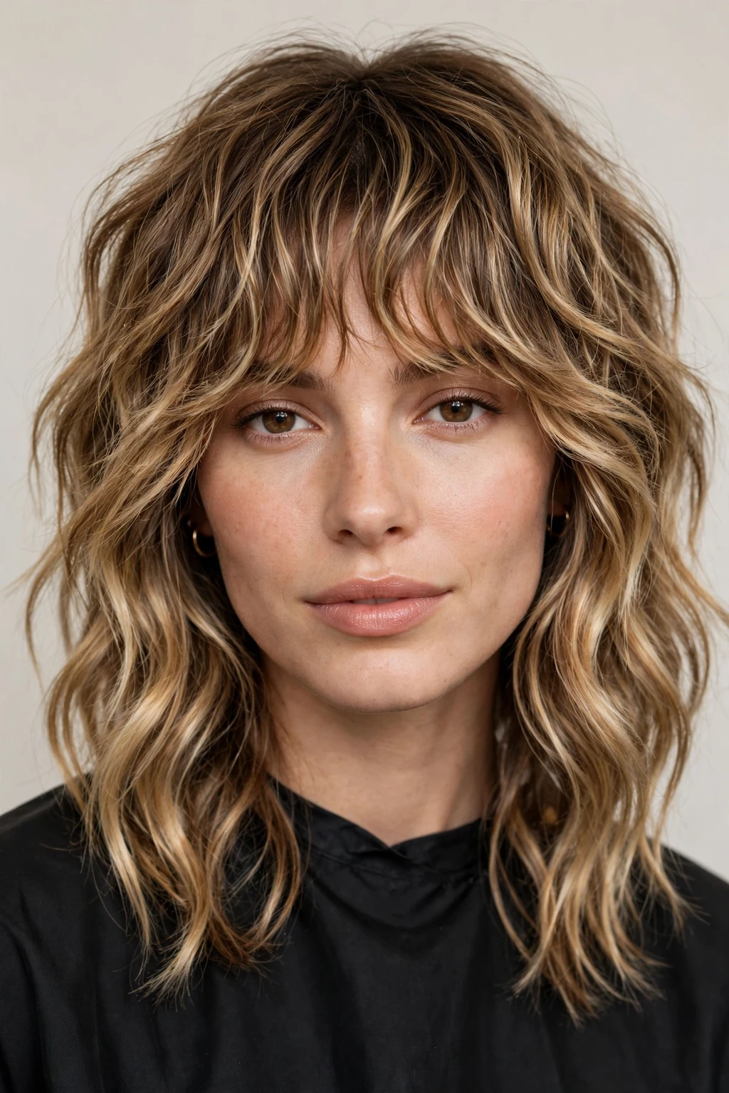 Wolf Cut: 27 Trendy Ideas to Try 9 7. Wavy Wolf Cut