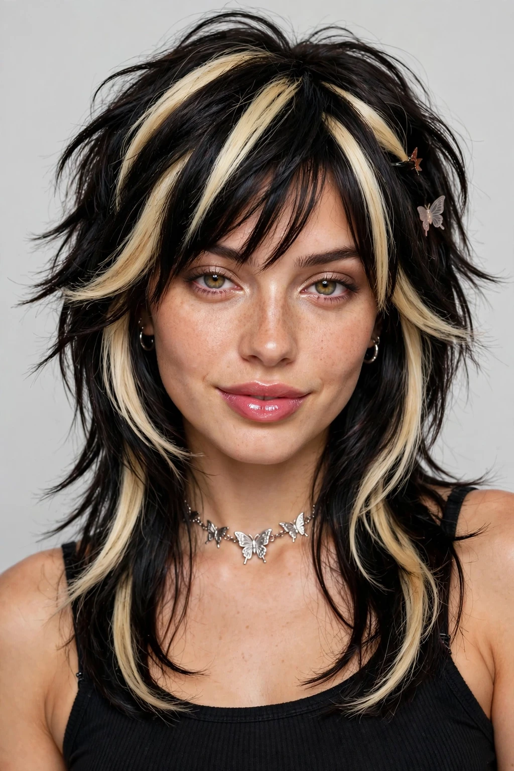 Wolf Cut: 27 Trendy Ideas to Try 18 16. Wolf Cut with Chunky Highlights
