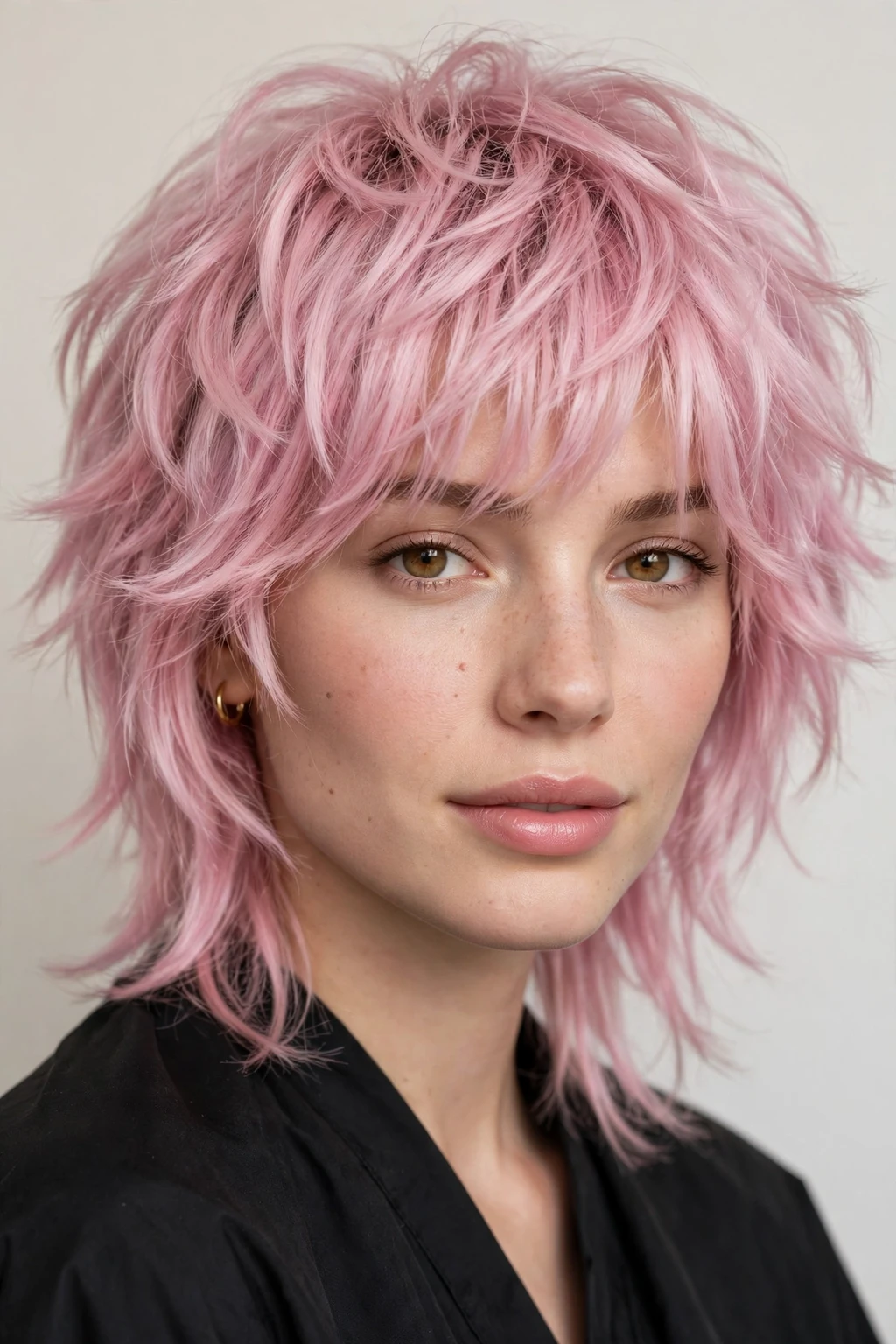 Wolf Cut: 27 Trendy Ideas to Try 20 18. Pastel Pink Wolf Cut