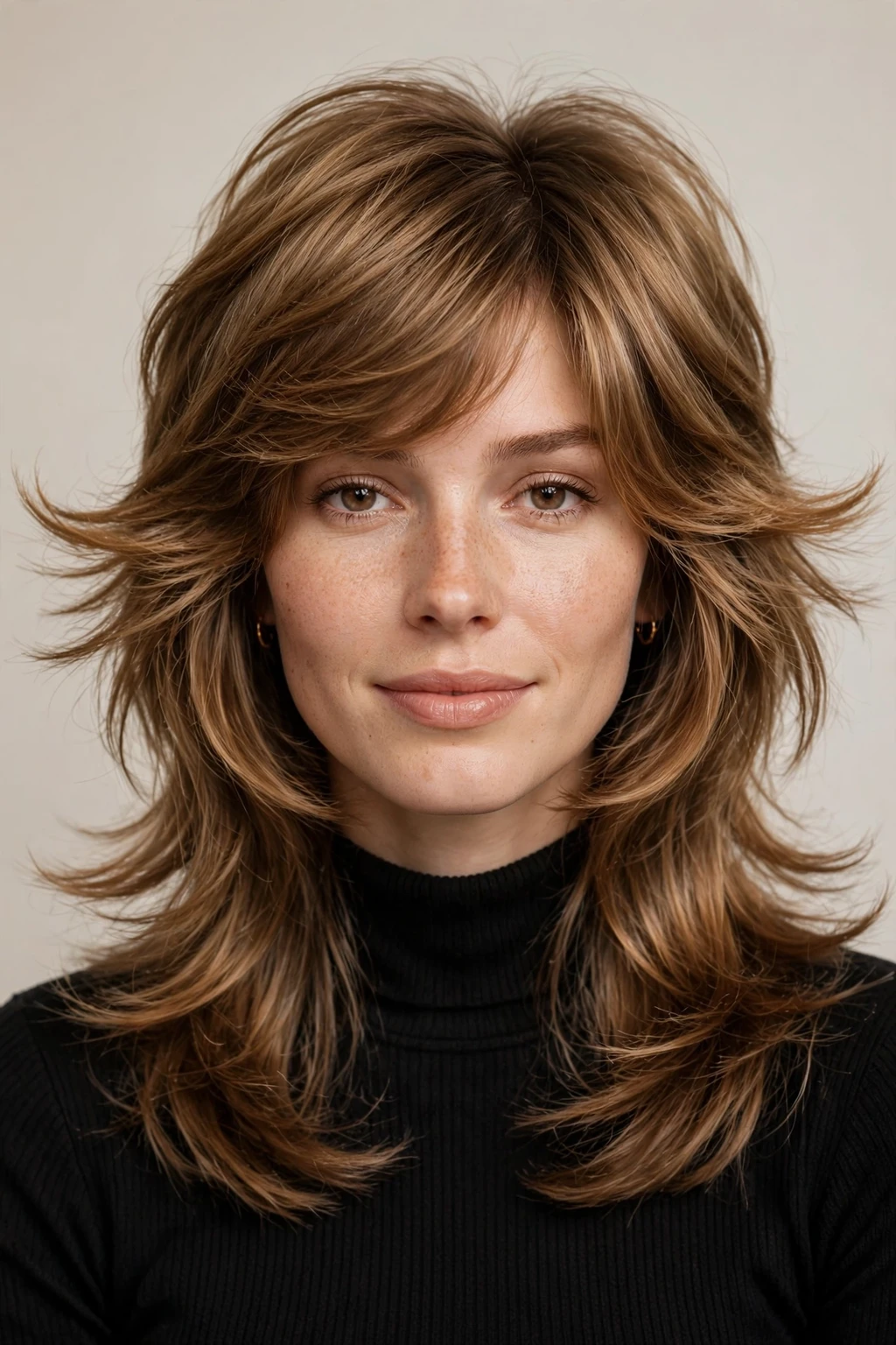 Wolf Cut: 27 Trendy Ideas to Try 22 20. Wolf Cut with Feathered Ends