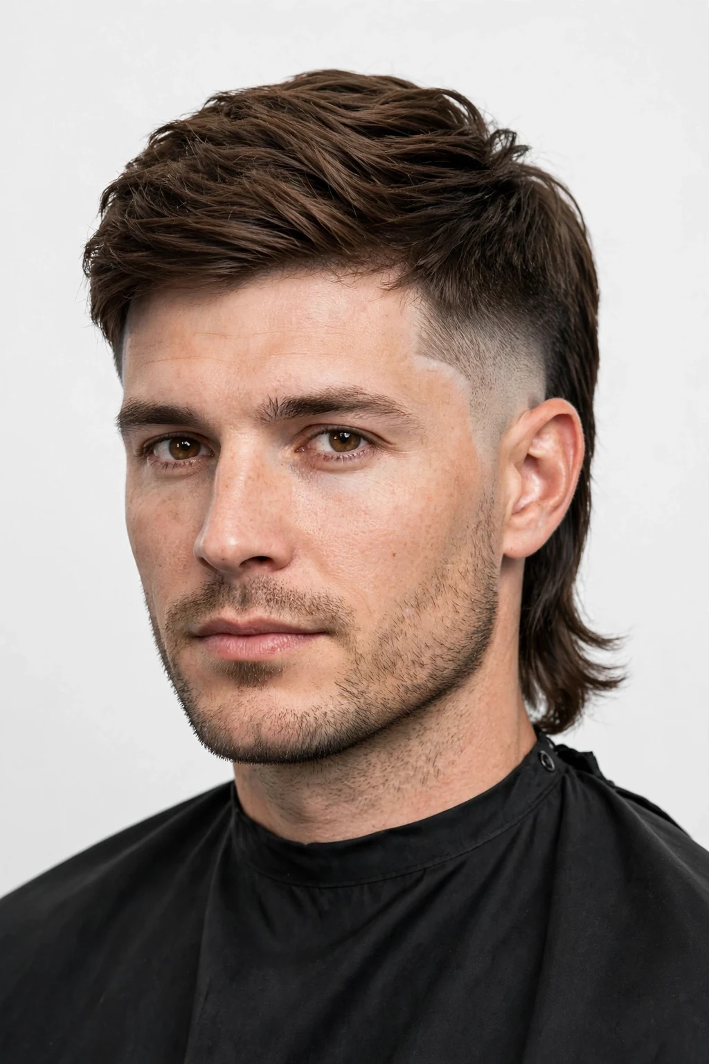Subtle Mullet for Men: 15 Cool Ideas to Try 5 3. Flat Temple Faded Mullet