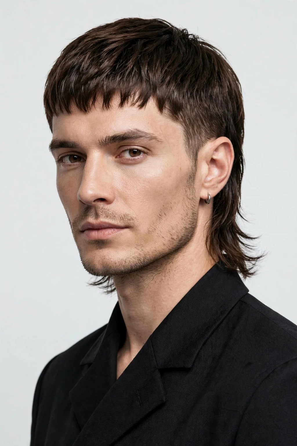 Subtle Mullet for Men: 15 Cool Ideas to Try 8 6. Subtle Mullet With Cropped Fringe and Disconnected Layers