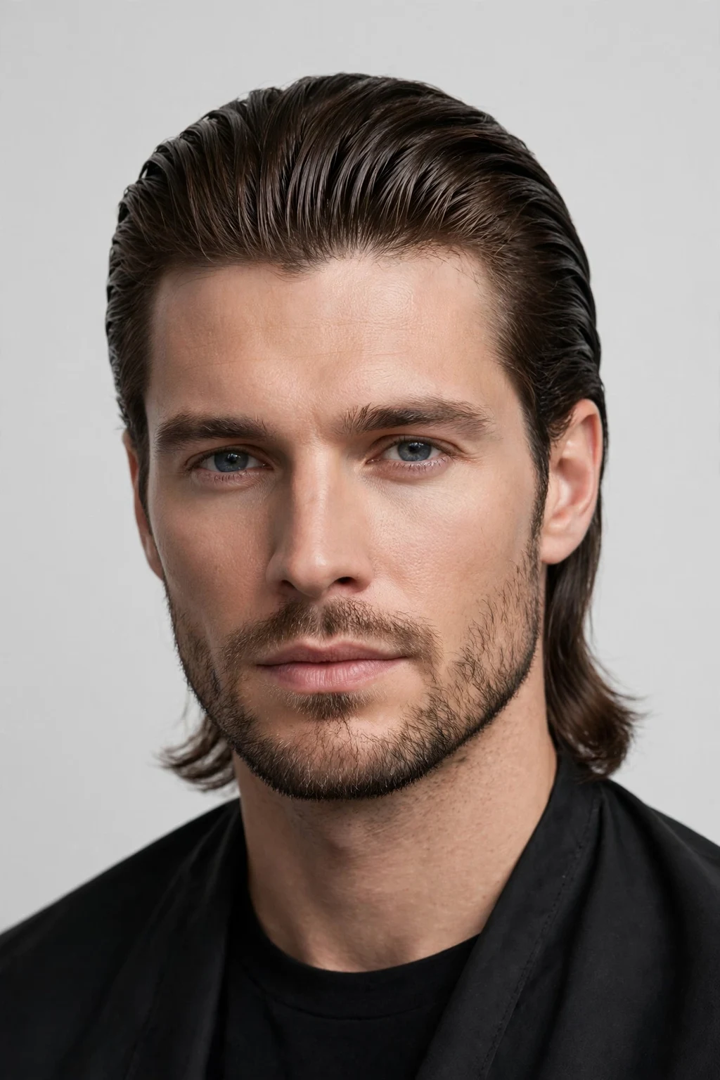 Subtle Mullet for Men: 15 Cool Ideas to Try 11 9. Slick Back With Subtle Mullet