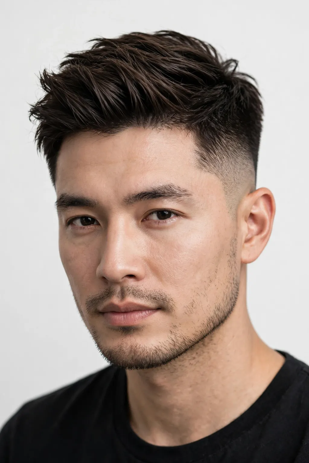 Hair Trends for Men: 15 Cool Ideas to Try 17 15. Scissor Fade with Brushed-Up Texture