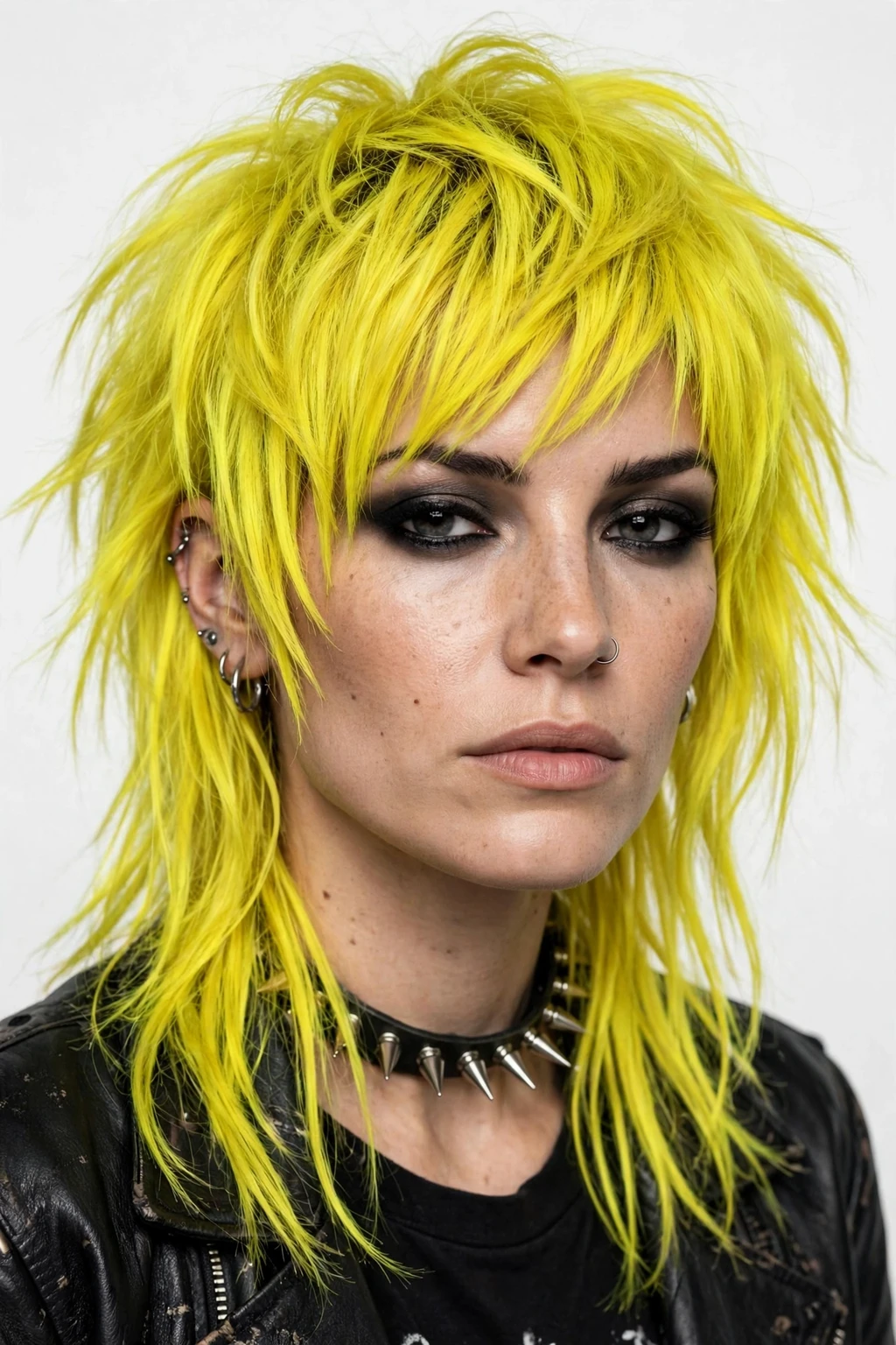 4. Electric Yellow Tousled Layers