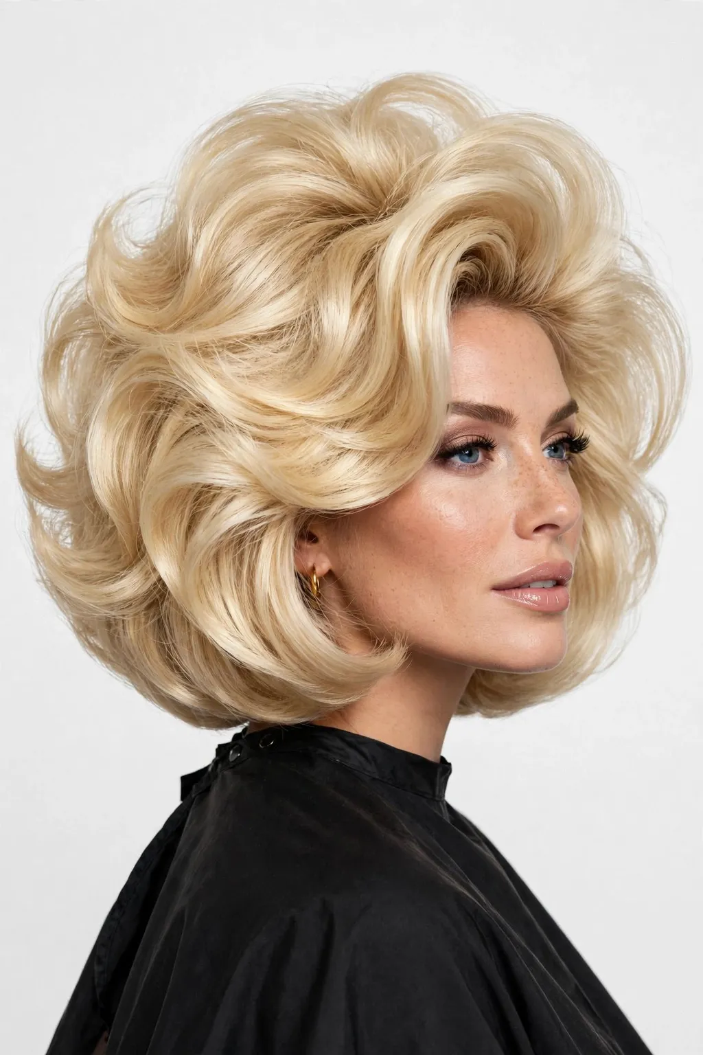 10. Voluminous Blonde Bob
