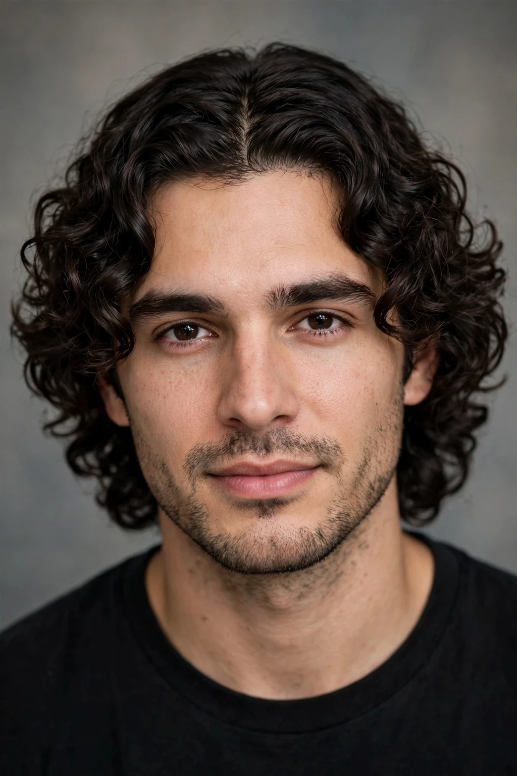 Curly Hair Men: 15 Cool Ideas to Try 4 2. Medium Curls With a Middle Part