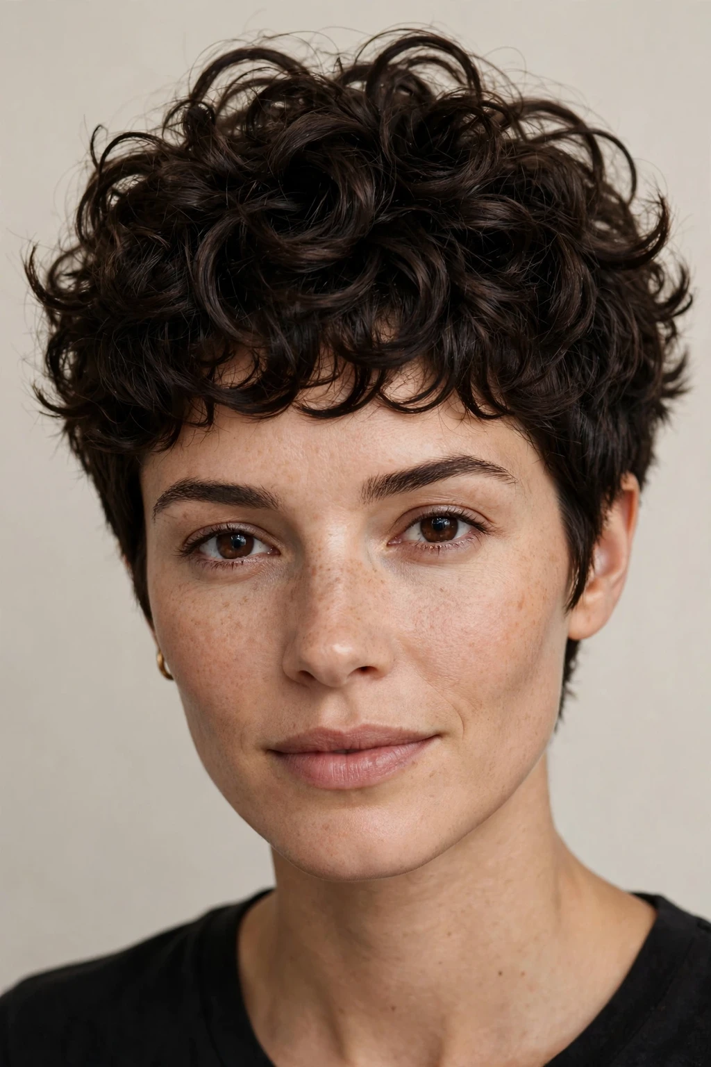 Curly Pixie Cut: 15 Cool Ideas to Try 12 10. Messy Pixie for Thick Curly Hair