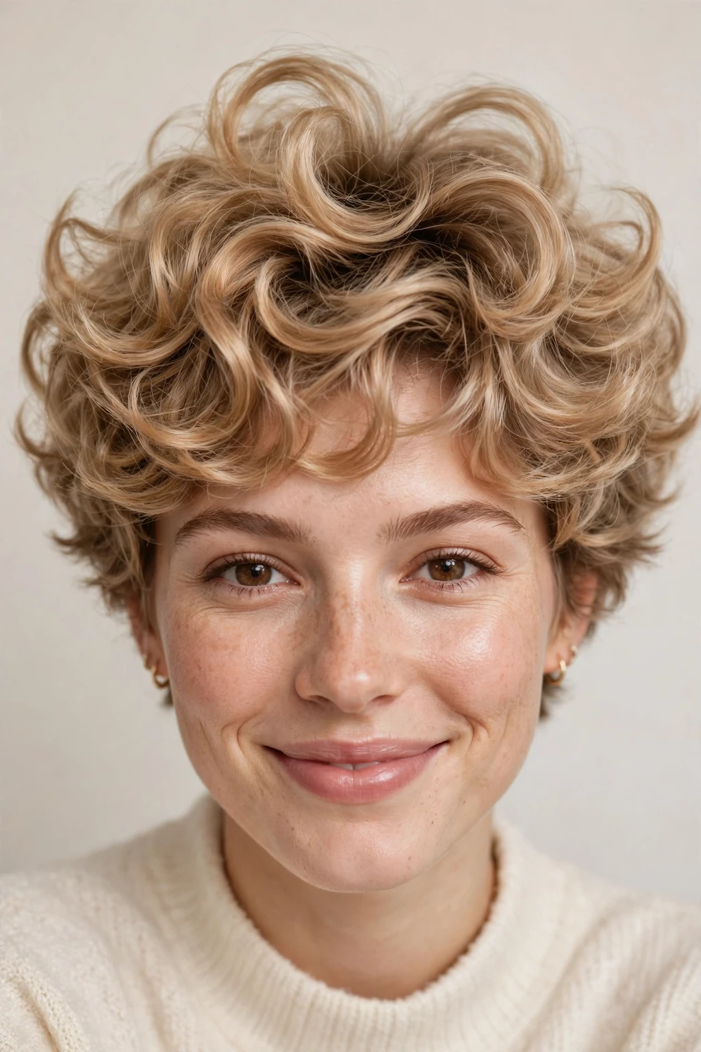 Curly Pixie Cut: 15 Cool Ideas to Try 17 15. Fluffy Wavy Pixie