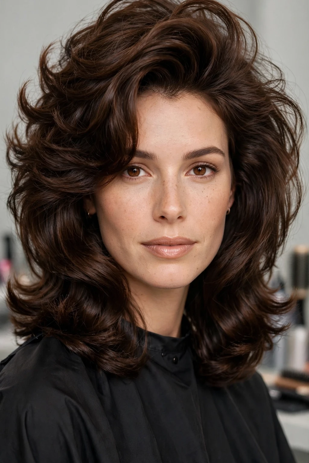 90s Blowout: 15 Chic Ideas to Try 10 8. Textured Brown Blowout