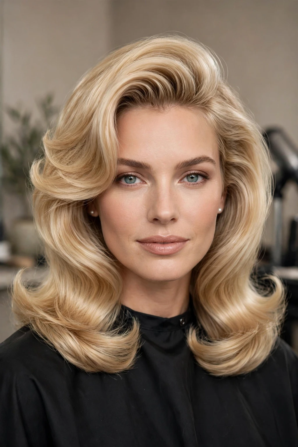 90s Blowout: 15 Chic Ideas to Try 12 10. Old Money Blonde Blowout