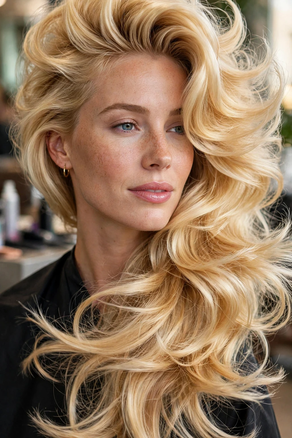 90s Blowout: 15 Chic Ideas to Try 14 12. Blonde Layered Blowout