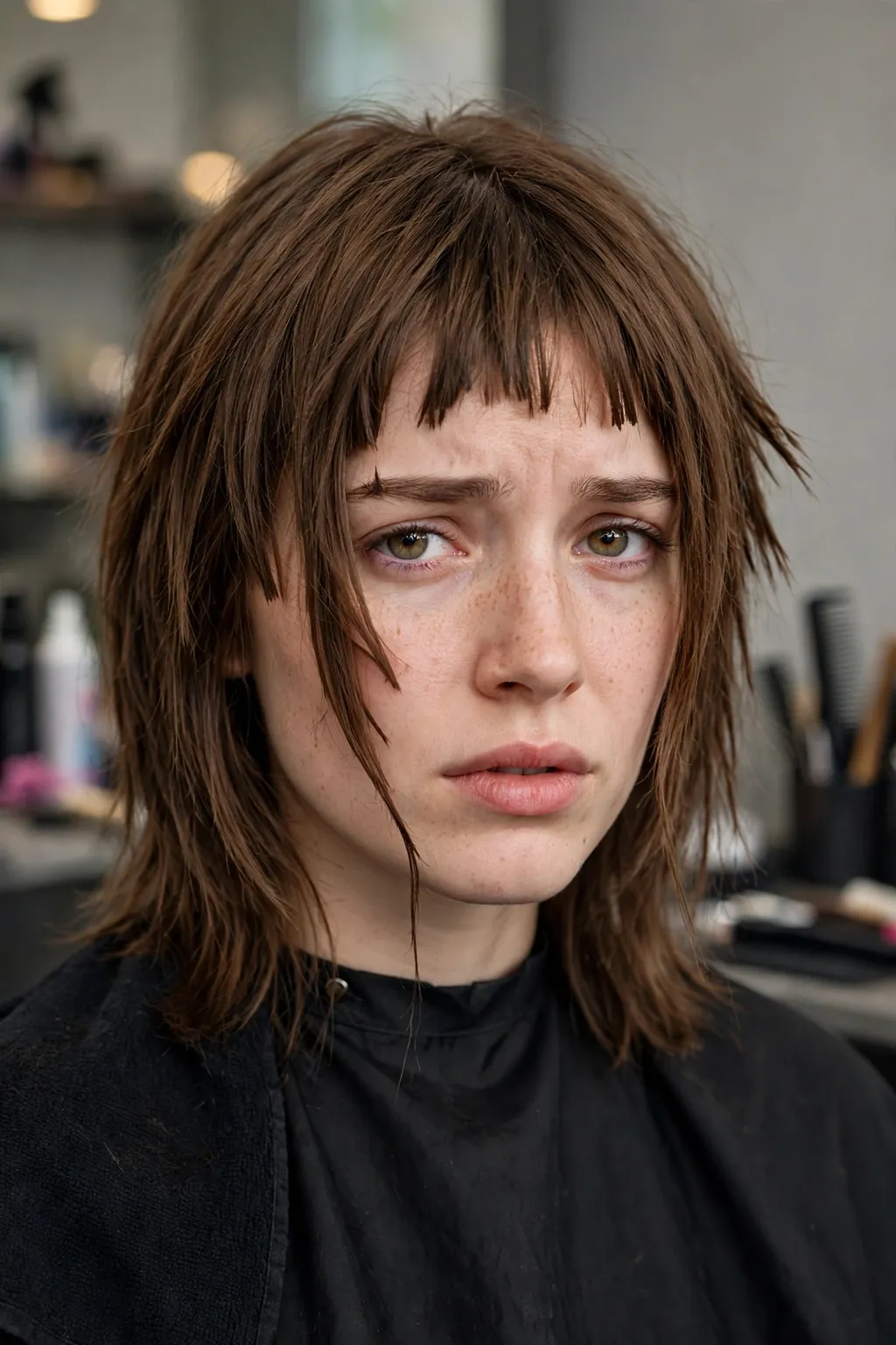 Worst Celebrity Hairstyles: 50 Looks to Avoid 6 4. The Uneven DIY Bangs