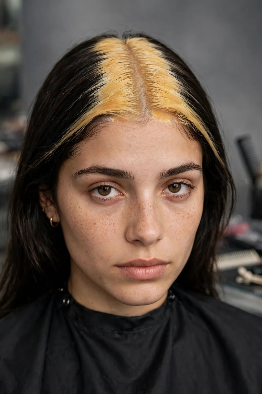 Worst Celebrity Hairstyles: 50 Looks to Avoid 8 6. The Skunk Stripe Misfire