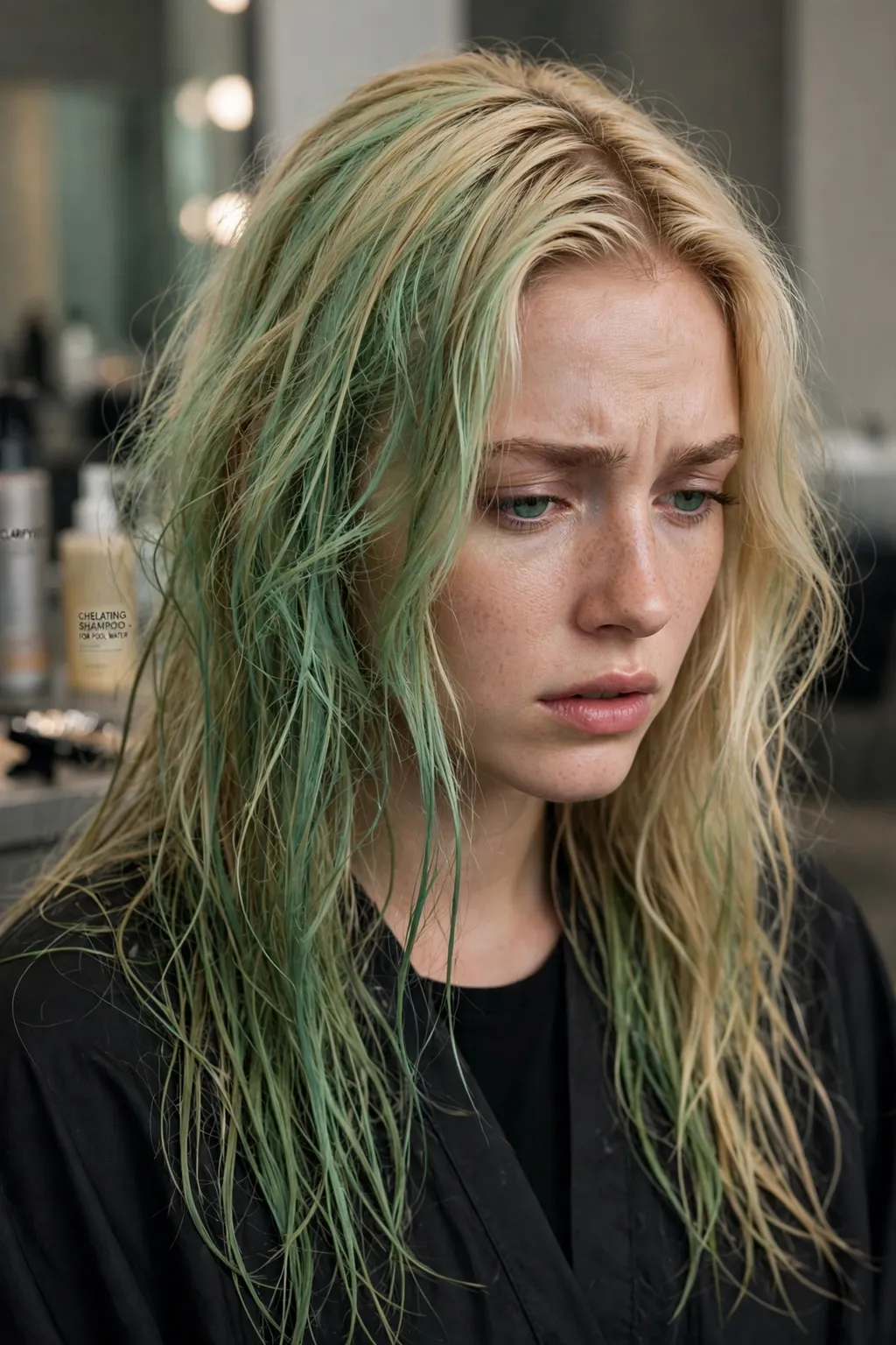 Worst Celebrity Hairstyles: 50 Looks to Avoid 18 16. The Green Pool-Tint