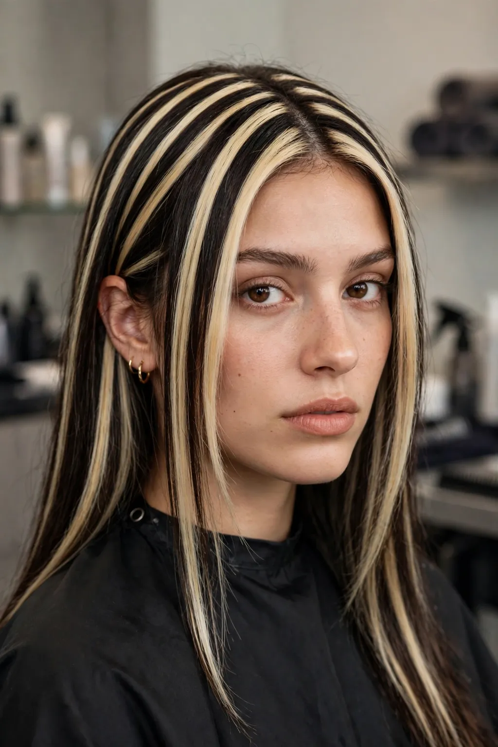 Worst Celebrity Hairstyles: 50 Looks to Avoid 19 17. The Zebra-Stripe Highlights