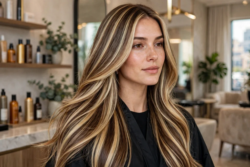Hairstyles with Streaky Highlights: 15 Chic Ideas to Try 8 Hairstyles with Streaky Highlights: 15 Chic Ideas to Try