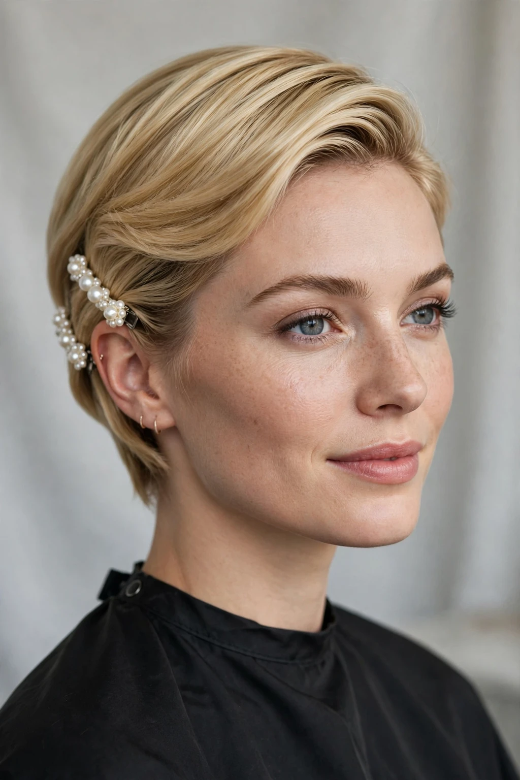 Unique Hairstyles for Short Hair: 17 Chic Ideas to Try 12 10. Short Blonde Hair Twisted Behind with Clips