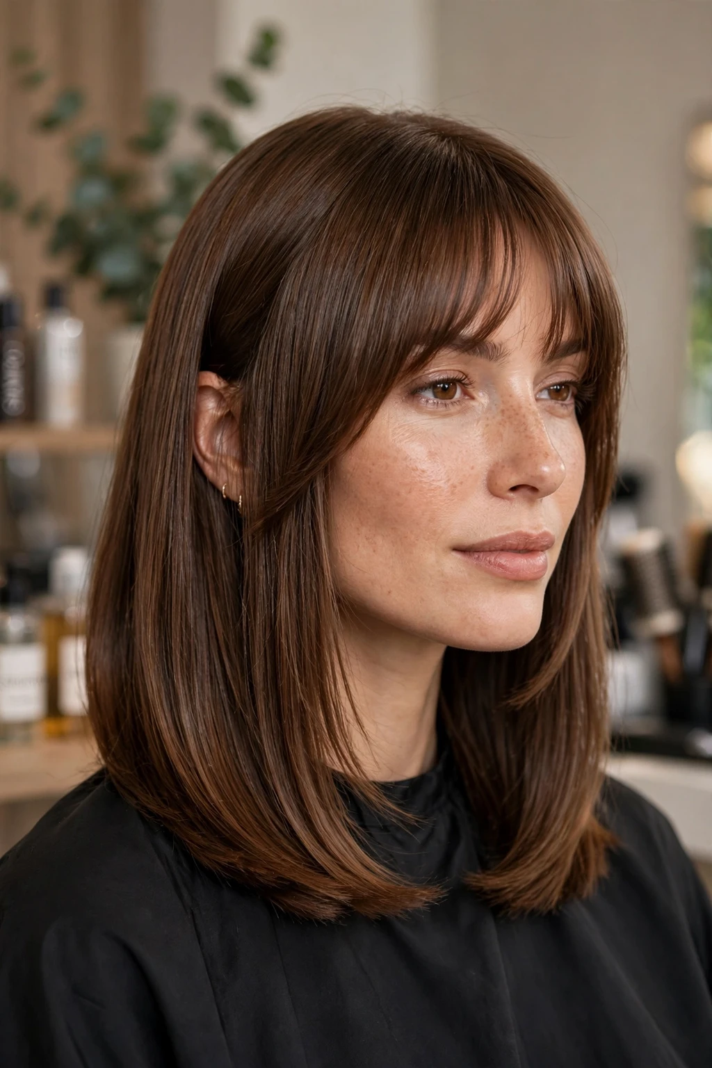 Unique Hairstyles for Short Hair: 17 Chic Ideas to Try 17 15. Extended Bob Cut with Bangs