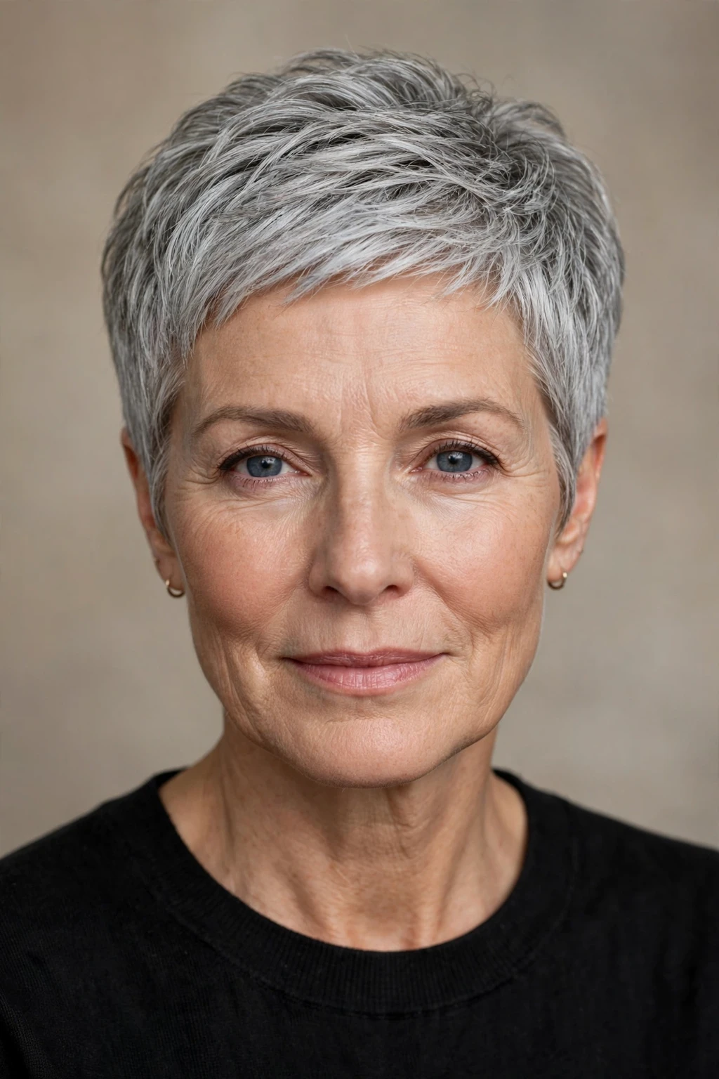Short Hairstyles for Women Over 50: 25 Chic Ideas to Try 7 5. Silver Pixie for Fine Hair