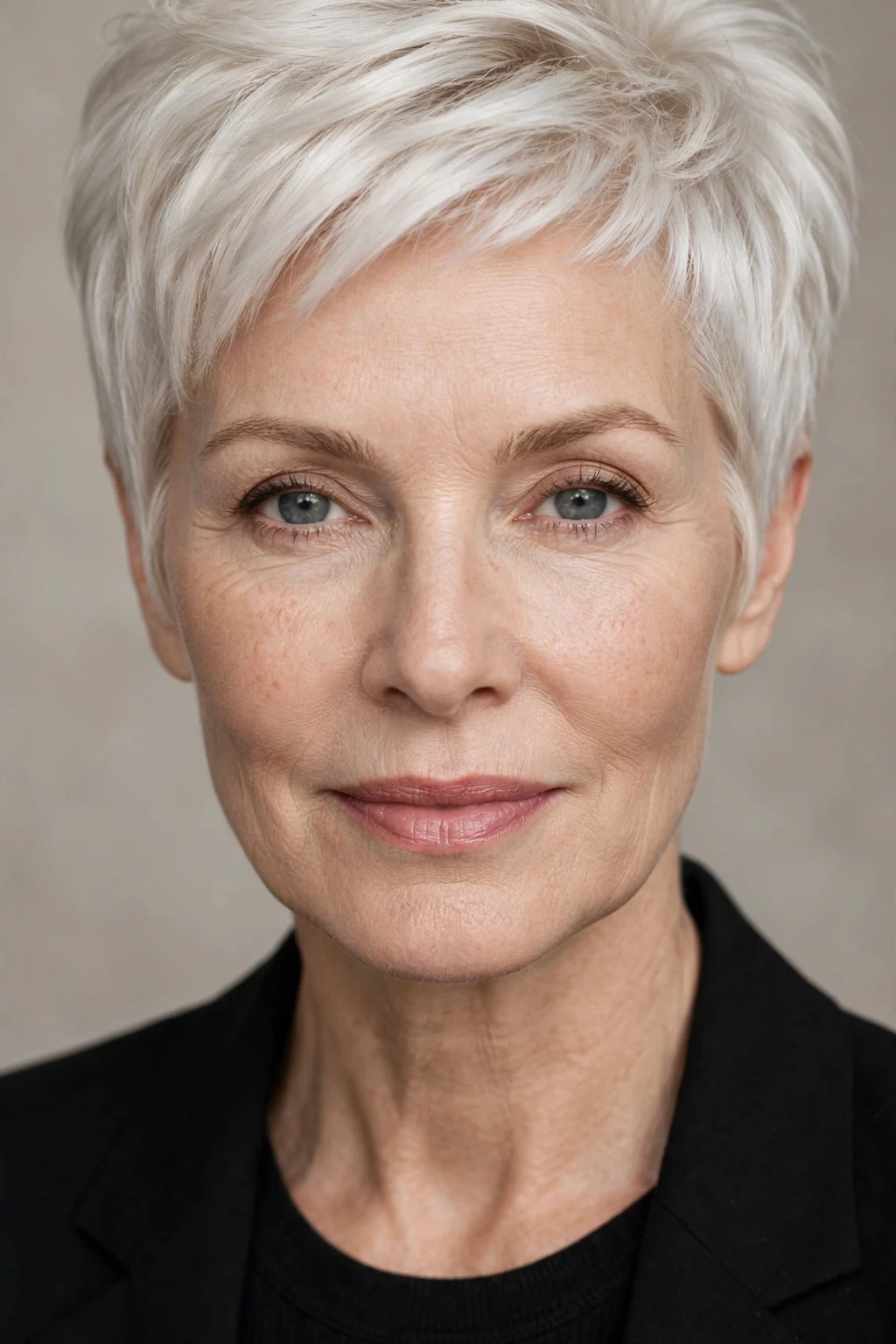 Short Hairstyles for Women Over 50: 25 Chic Ideas to Try 10 8. Volumizing Ice Blonde Pixie