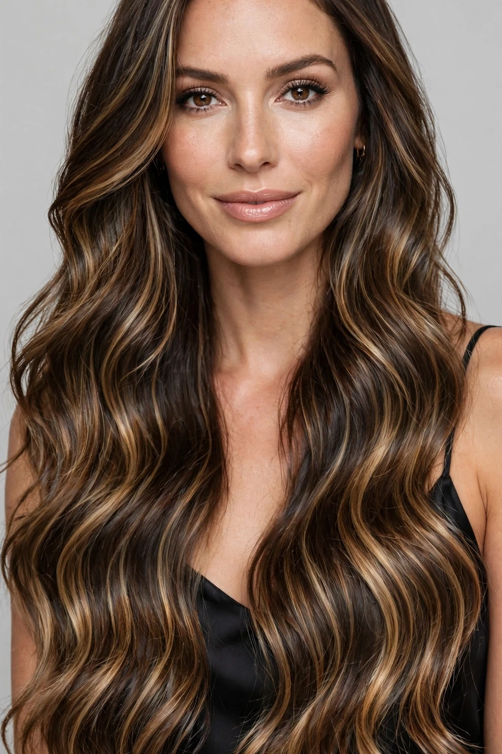 Mob Wife Hairstyles: 15 Chic Ideas to Try 5 3. Duo-Toned Wavy Long Mob Wife Hair