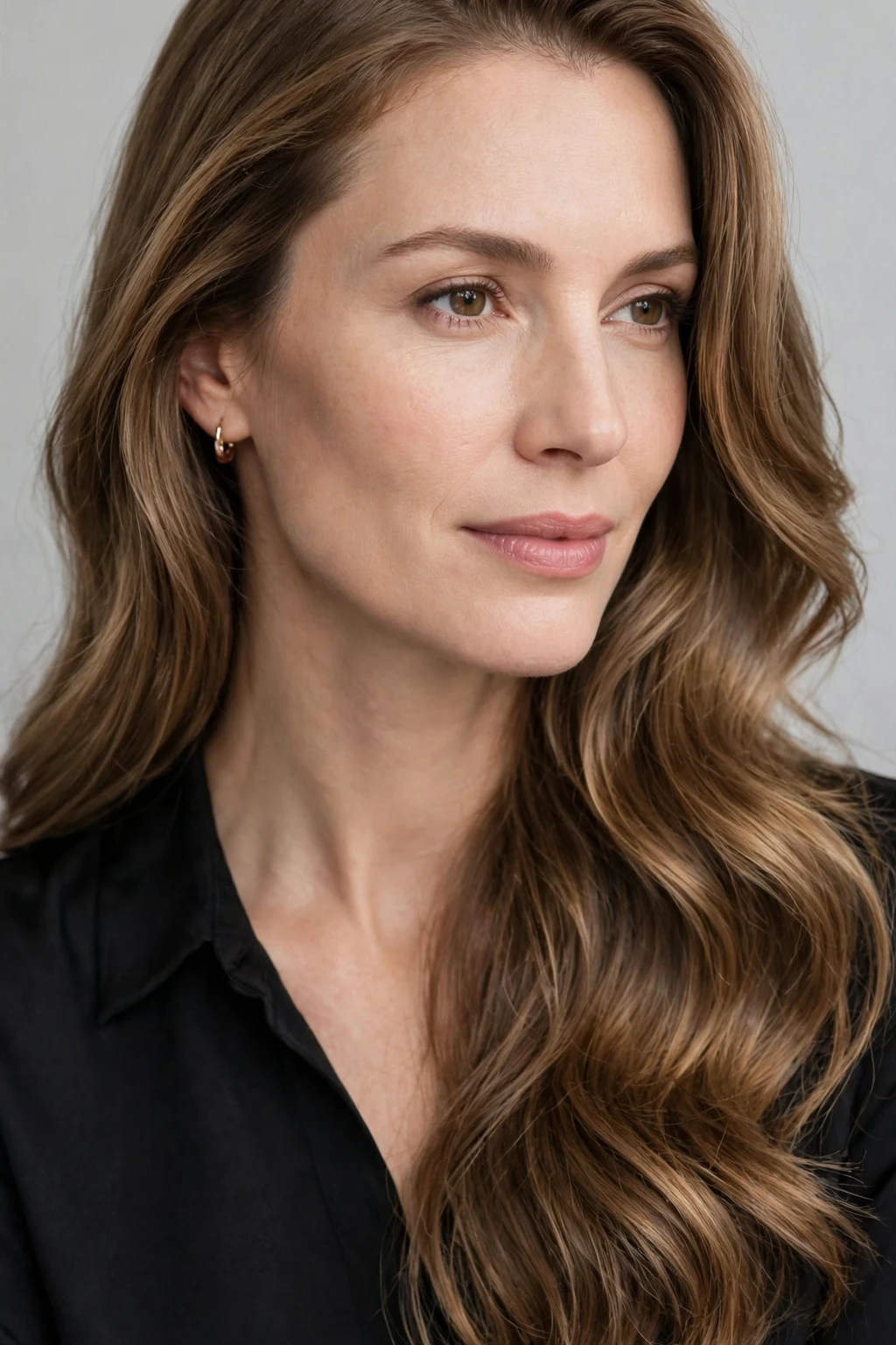 Mob Wife Hairstyles: 15 Chic Ideas to Try 16 14. Side-Parted Long Light Brown Mob Wife Hair