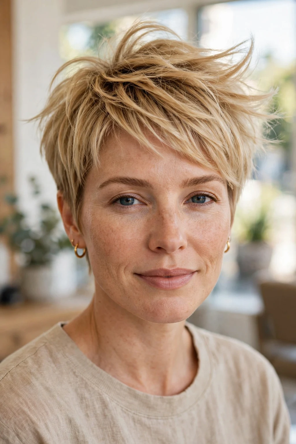 Very Short Hairstyles: 15 Chic Ideas to Try 10 8. Tousled Blonde Pixie with Short Sides