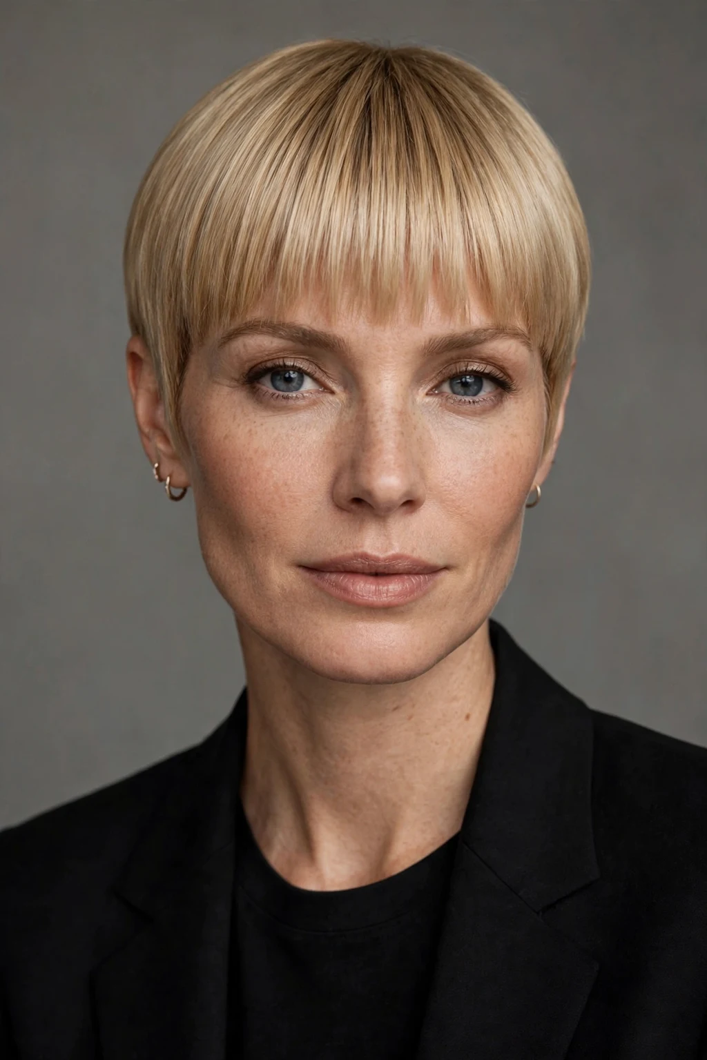 Very Short Hairstyles: 15 Chic Ideas to Try 13 11. Straight Blonde Pixie with Bangs