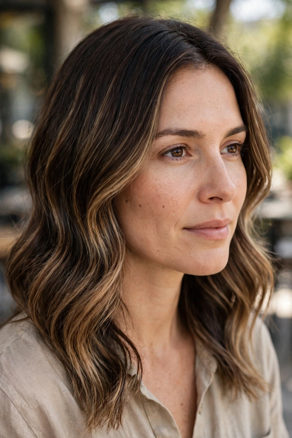 Spring Hair Color Trends: 25 Chic Ideas to Try 14 12. Brunette with Partial Balayage