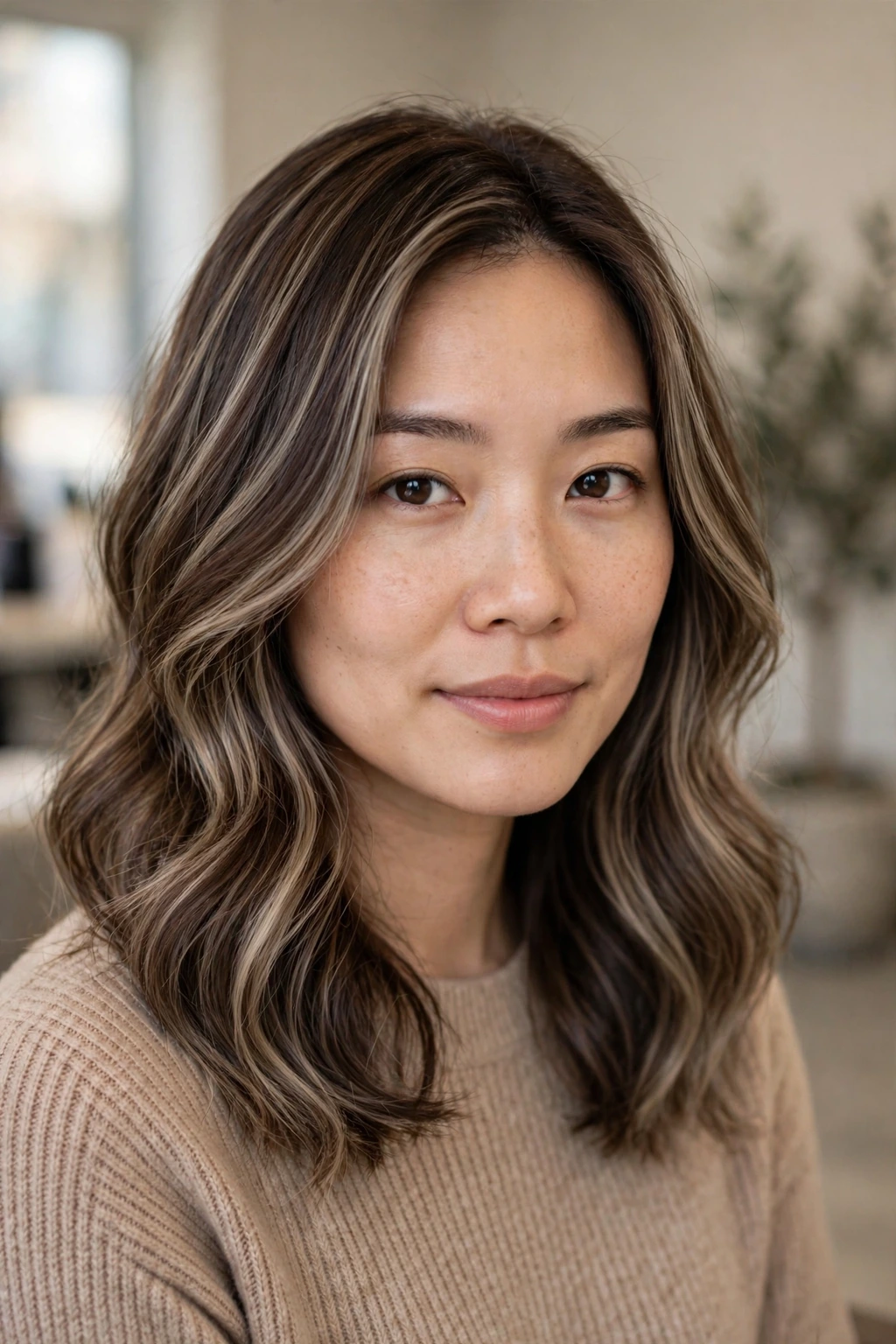 Spring Hair Color Trends: 25 Chic Ideas to Try 24 22. Beige Chocolate Brunette