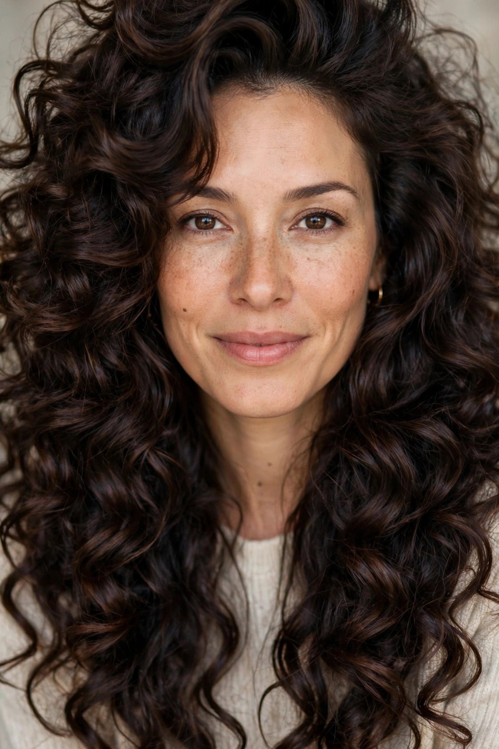 Big Voluminous Layered Curls