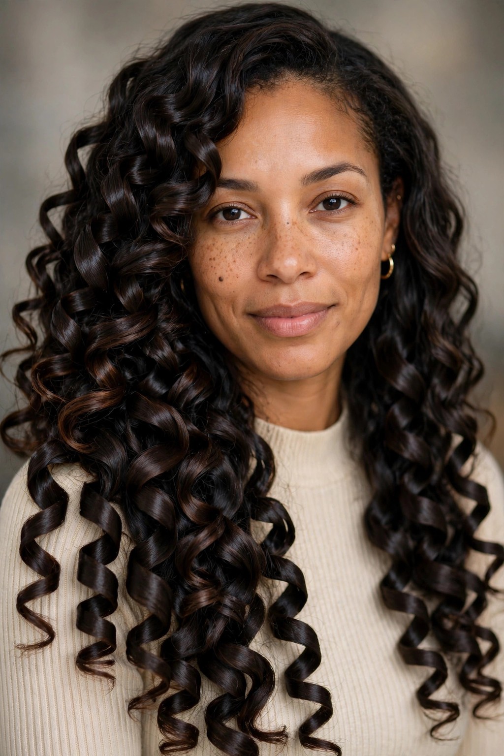 Defined Coiled Curl Clumps