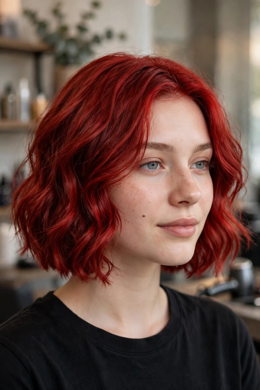 Cherry Bomb Hairstyles: 15 Chic Ideas to Try in 2026 4 2. Cherry Bomb Wavy Bob