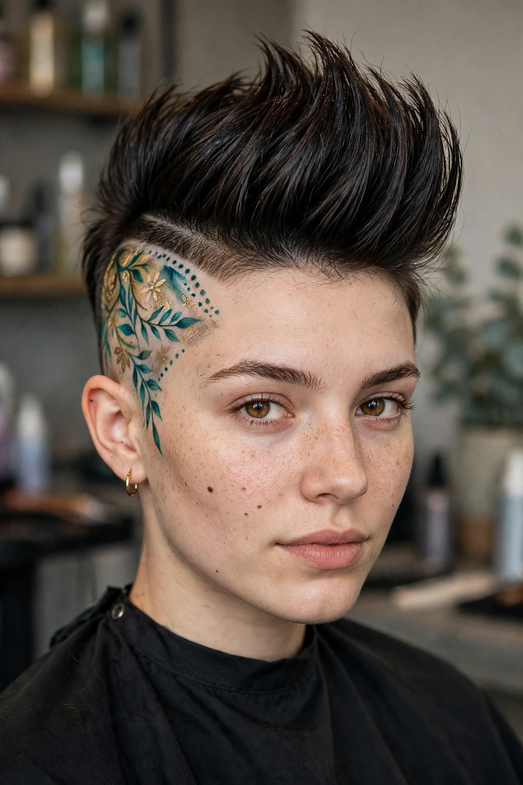 20 Unique Funny Hairstyles to Try in 2026 10 8. The Spiky Crown: An Illuminated Faux Hawk
