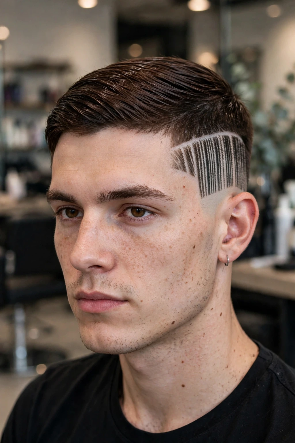 20 Unique Funny Hairstyles to Try in 2026 14 12. The Hair Barcode: Scan-Me Stripes
