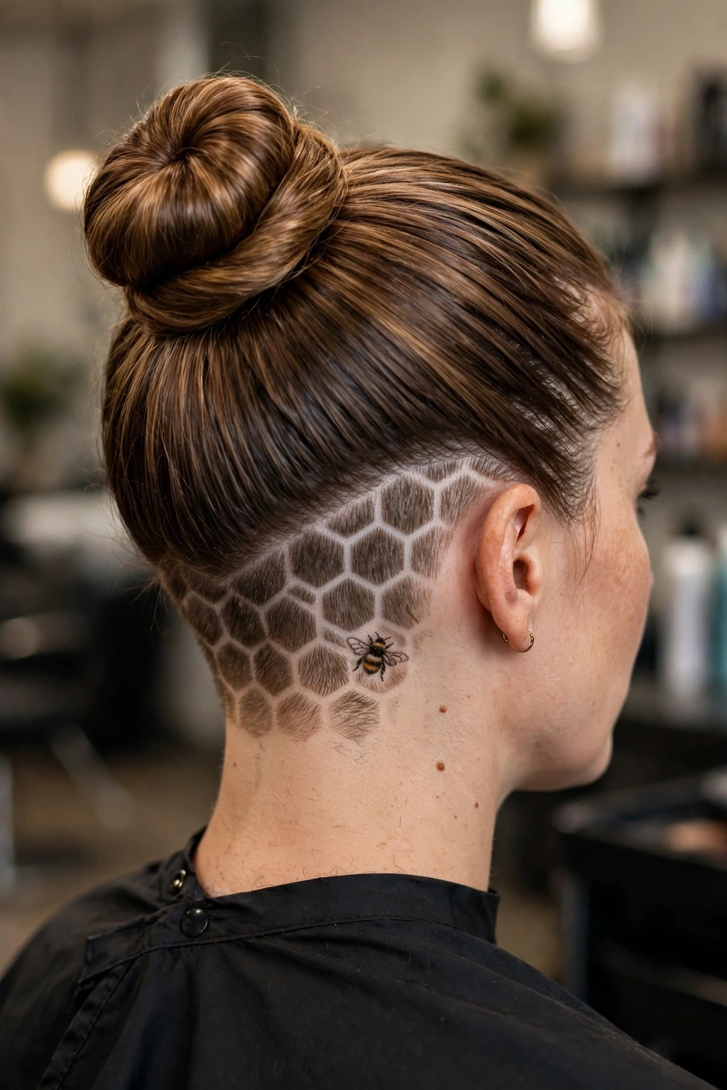 20 Unique Funny Hairstyles to Try in 2026 15 13. Honeycomb Hideout: The Beehive Undercut