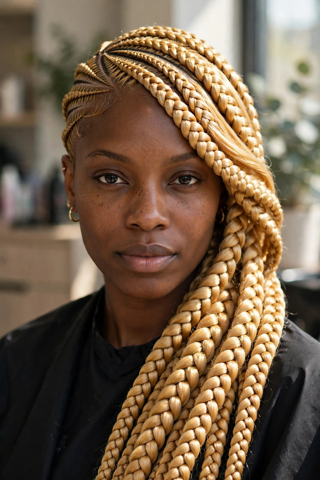 15 Majestic Goddess Cornrows to Try in 2026 12 10. Golden Blonde Side Cornrows